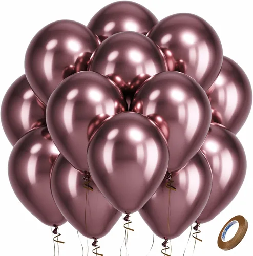 Vista 171 de Bezente Globos Naranjas de Látex para Fiestas - Paquete de 150 Globos de Helio Naranjas Mate Pequeños de 5 Pulgadas para Decoraciones de Fiestas