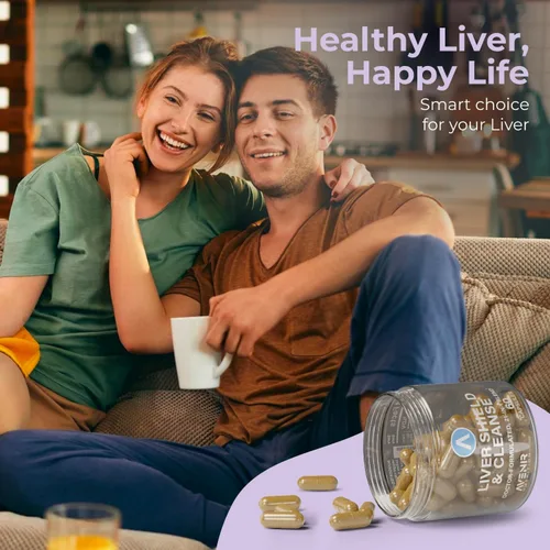 Vista 6 de Avenir Nutrition Liver Shield & Cleanse Suplemento de desintoxicación y reparación de limpieza hepática a base de hierbas Suplementos