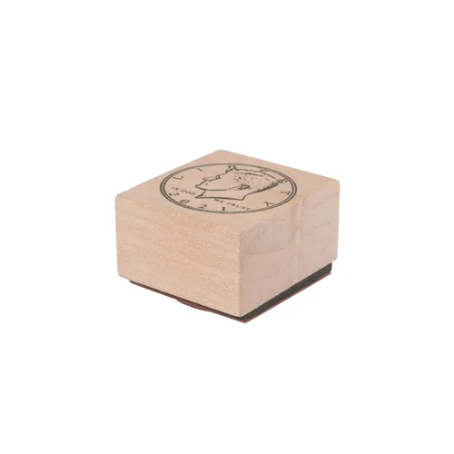 Vista 3 de READY 2 LEARN Sellos de monedas – Cabezas – Juego de 5 – Sellos de madera para monedas, matemáticas y actividades de bricolaje – Uso para tarjetas
