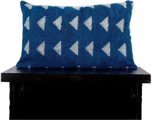 Vista 25 de Trade Star Mudcloth - Funda de cojín decorativa para lumbar, 100% algodón, color índigo, estilo granja, funda de almohada gruesa, estilo bohemio