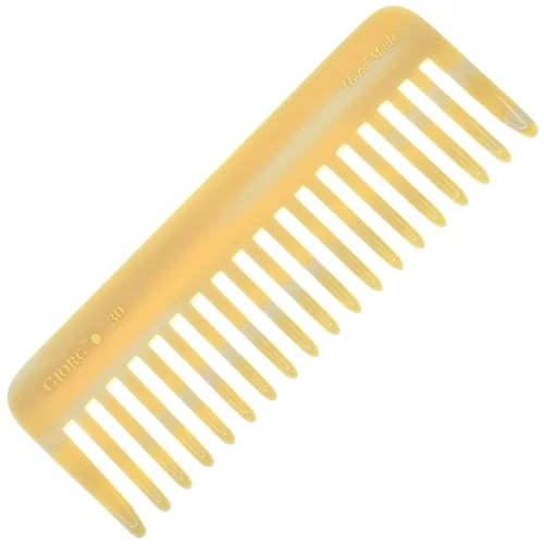 Vista 20 de Giorgio G49 Graphite, peine grande para desenredar el cabello, dientes anchos para cabello grueso, rizado y ondulado. Peine desenredante