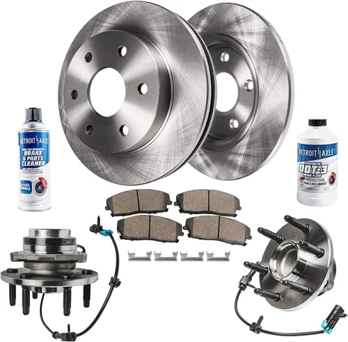Vista 76 de Detroit Axle - Rotores de freno para Ford Mustang 2015 2016 2017 2018 2019 2020 2021 2022 2023 Rotores de freno de disco 2016 2017 2018 2019