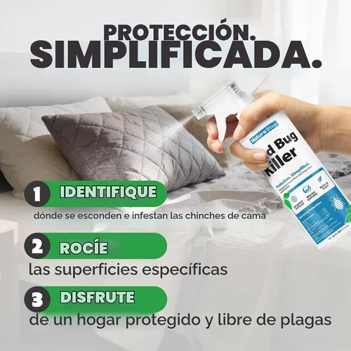 Vista 6 de Spray matador de chinches de cama, tratamiento de chinches de acción rápida, 16 oz (16.1 fl oz)