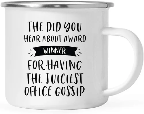 Vista 35 de Andaz Press Taza de café de acero inoxidable de 11 onzas con diseño de fogata, regalo divertido para compañero de trabajo, ganador del premio