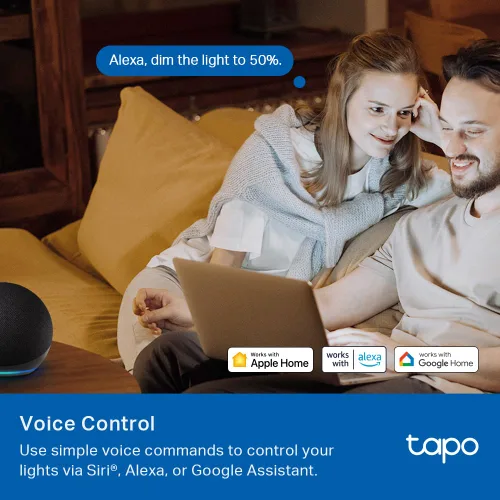Vista 7 de TP-Link Tapo Smart - Kit de Interruptor Regulador Inteligente de 3 Vías, Compatible con Matter, Monitoreo de Energía, Cable Neutro Requerido