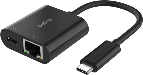 Vista 10 de Belkin Adaptador USB-C a Ethernet, Puerto Ethernet Gigabit Compatible con Dispositivos USB-C, Cable USB-C a Ethernet para MacBook Pro y Laptops Dell