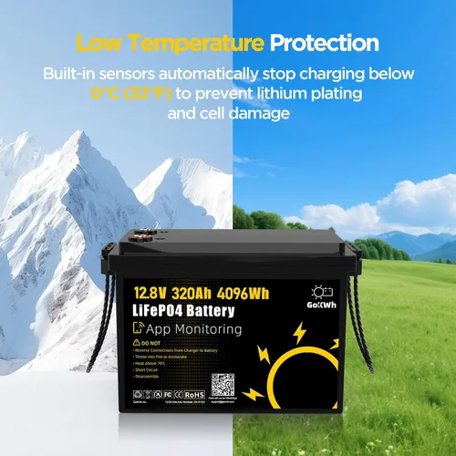 Vista 7 de Batería LiFePO4 de motor de arrastre de 12 V 320 Ah, batería de ciclo profundo de 12 V BMS de 200 A integrada, batería de litio Bluetooth, hasta
