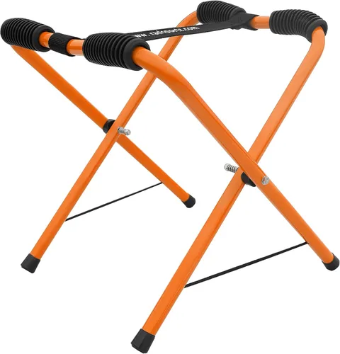 Vista 4 de Rad Sportz - Juego de 2 soportes plegables portátiles para garaje, cobertizo o muelle con acolchado de goma y bolsa de transporte de almacenamiento