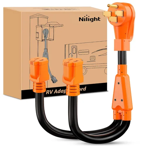 Vista 36 de Nilight Cable adaptador de secadora de 30 amperios a 30 amperios calibre 10 10-30P a 14-30R con cable de tierra
