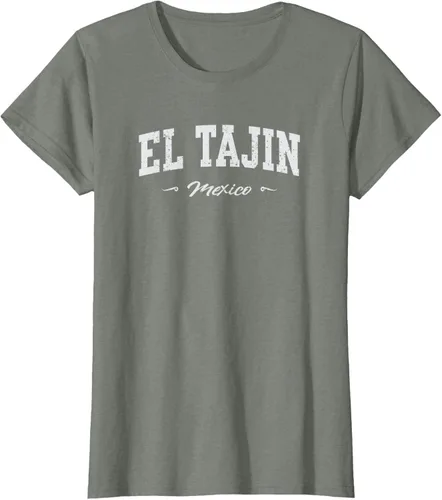 Vista 18 de Camiseta de recuerdo deportivo El Tajin Mexico, Negro