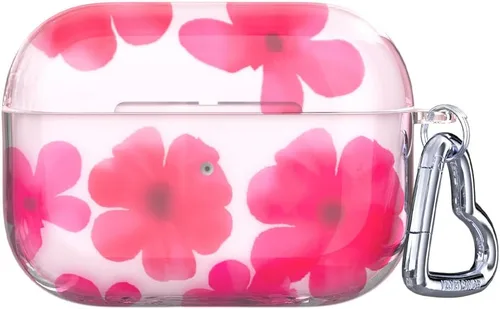 Vista 74 de Velvet Caviar Funda compatible con AirPods Pro de 2ª y 1ª generación, bonita funda protectora dura para mujer, diseño de lunares azules y aguamarina