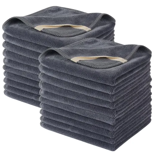Vista 17 de SINLAND Paños faciales de microfibra de secado rápido toallita de lavado de 8 x 8 pulgadas paño de lavado facial absorbente suave paños removedores