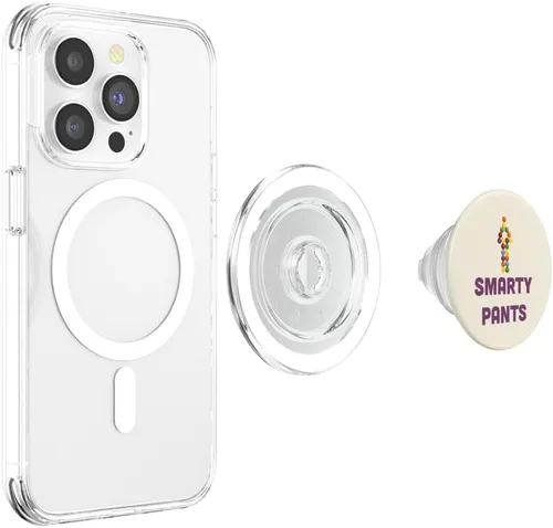 Vista 4 de Smarty Pants Divertidos zuecos inteligentes para regalo de graduación, PopSockets MagSafe PopGrip para iPhone