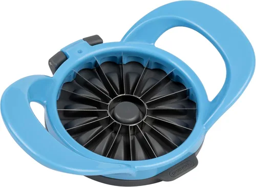 Vista 6 de PrepWorks by Progressive - Cortador y descorazonador fino de manzana de 16 rebanadas apto para lavavajillas con cubierta de seguridad adjunta