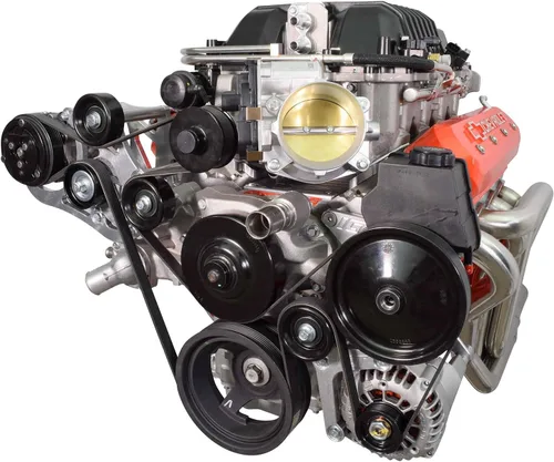 Vista 8 de LSA Supercharger High Mount A/C Sanden 7176 Kit de soporte de compresor CTS-V ZL1 SD7