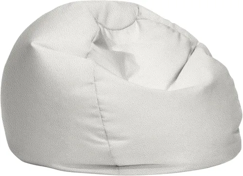 Vista 8 de Sorra Home Puf – Cojín de felpa y cómodo para interiores con relleno de frijoles trupedic para todas las edades, color morado Barrett