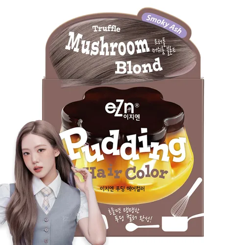 Vista 11 de eZn Tinte para el cabello con pudín (beige ceniza) - Tinte coreano