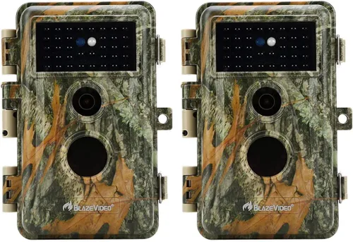 Vista 9 de BLAZEVIDEO Cámara de rastreo de video de 64 MP 1296P, visión nocturna sin brillo de 940 nm, detección PIR enfocada en 70° (menos alertas falsas)