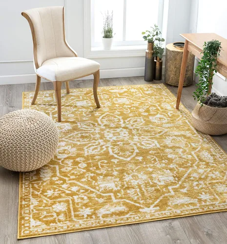 Vista 24 de Well Woven - Alfombra tejida estilo vintage con diseño de medallón, 68 x 120 cm