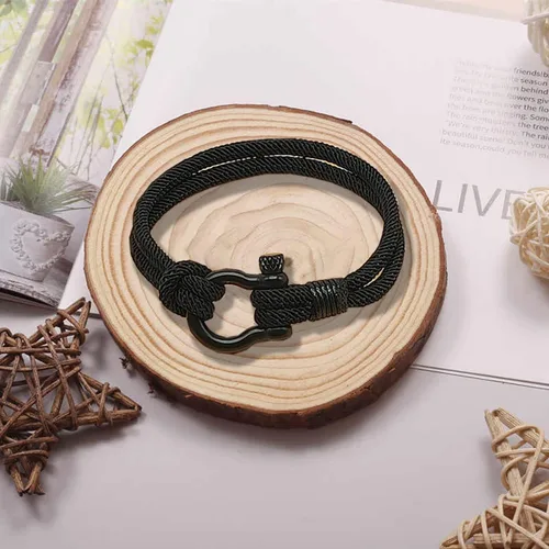 Vista 6 de Pulsera con texto en inglés "To My Men" para hijo, nieto, bonificación, hijo, hombre, novio, adolescente, cumpleaños, graduación, aniversario