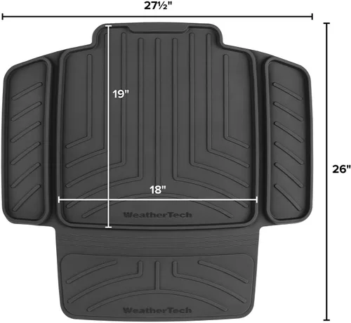 Vista 2 de WeatherTech Protector de asiento de coche infantil, negro