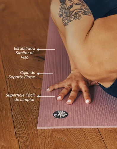Vista 6 de Manduka PROlite Yoga Mat 4.7mm Lifetime Durability Hygienic Construction Teacher Approved Negro