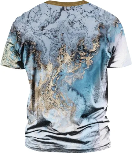 Vista 5 de Men's Shirt Loose Comfortable Tees Super Light Short Sleeve T Shirt Summer Casual Tops Button Down V Neck Blouse
