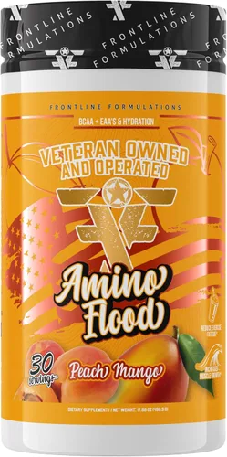 Vista 9 de Amino Flood de formulaciones de primera línea - Fórmula de recuperación e hidratación BCAA + EAA - Soporte muscular, electrolitos y resistencia
