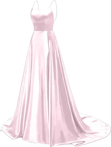 Vista 2 de Vestidos de verano, vestidos largos de baile para mujer, elegantes, cuello alto, sin espalda, vestidos largos acampanados, cruzados, satén espaguetis