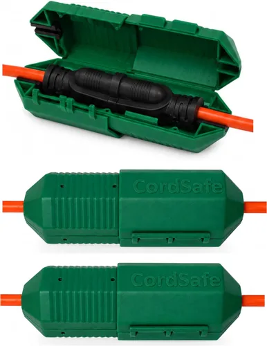 Vista 11 de Plus - Protector de conexión de cable de extensión resistente a la intemperie, se adapta a 18-12 AWG, ayuda a mantener los enchufes seguros