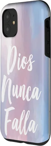 Vista 2 de Funda para iPhone 11 Dios Nunca Falla Biblia Cristiana