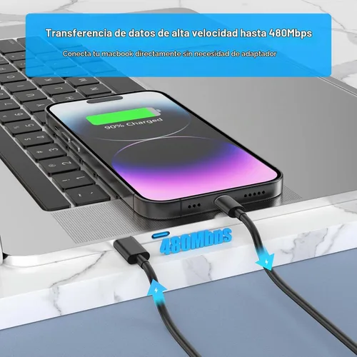 Vista 7 de [Certificado Apple MFi] Cargador de iPhone de carga rápida de 6 pies compatible con iPhone 14/13/12/11 Pro Max/Xs Max/XR/X, paquete de 2, bloque