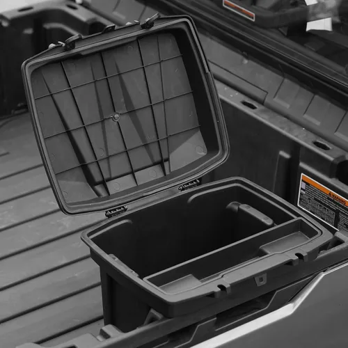 Vista 9 de A & UTV PRO Caja de almacenamiento de cama para Can Am Defender, HD10 HD9 HD8 HD5 Max/Can Am Commander, compatible con accesorios Can-Am Defender