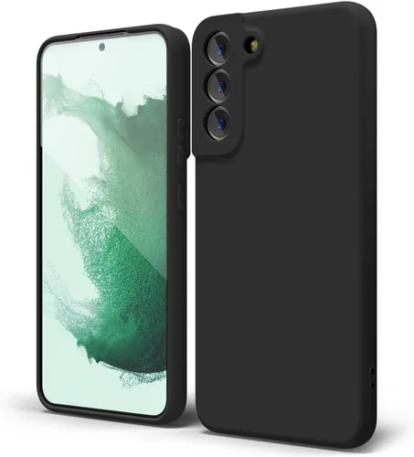 Vista 337 de oakxco Funda para teléfono Samsung Galaxy S8 de silicona líquida, delgada y fina de gel de goma suave TPU cubierta protectora simple llana