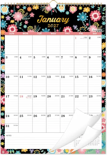 Vista 9 de Calendario 2027 – Calendario de pared 2027, enero de 2027 a diciembre
