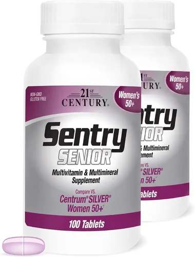 Vista 13 de 21st Century Sentry Senior Women 50 Plus Tablets, 100 unidades (27542)