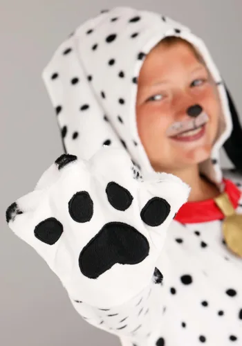 Vista 5 de Disfraz de Cachorro Dálmata de Peluche para Niños Multicolor