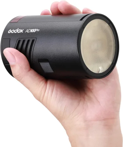 Vista 7 de Godox AD100Pro AD100 Pro 100Ws TTL Flash para exteriores, 2.4GHz Wireles XSystem, batería 1/8000 HSS 2600mAh 0.01-1.5s Reciclaje, con kit