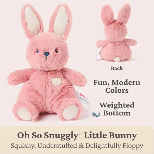 Vista 2 de GUND Baby Oh So Snuggly Little Bunny - Juguete de peluche de 6 pulgadas, a
