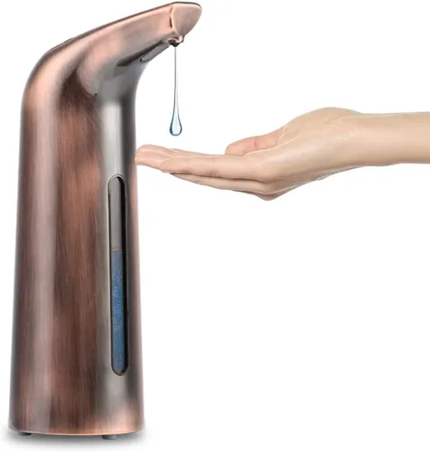 Vista 8 de Dispensador automático de jabón sin contacto, dispensador de jabón líquido sin contacto de 13.5 fl oz, dispensador de jabón para platos manos