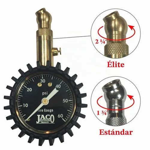 Vista 3 de JACO Elite Medidor de presión de los neumáticos 60 PSI