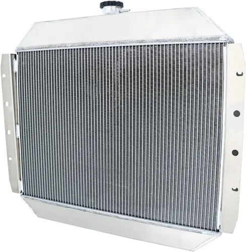 Vista 8 de Radiador de aluminio de 3 filas para Ford F-Series F100 F150 F250 F350 Bronco Truck Pickup Radiador de alto rendimiento 1968 1969 1970 1971 1972