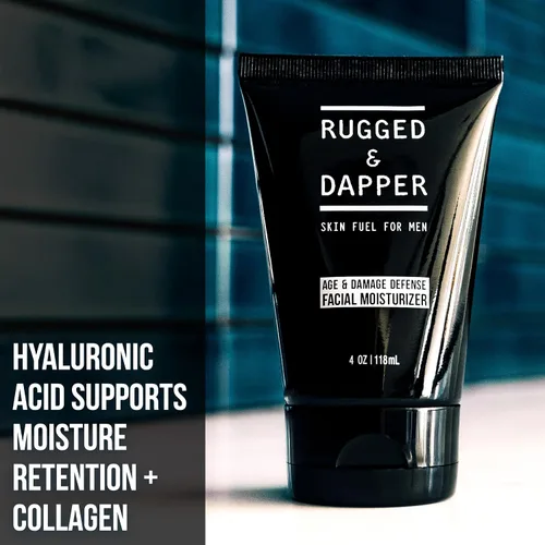 Vista 8 de Rugged & Dapper–Crema facial hidratante para hombres–4 onzas–Crema facial de uso diario antiarrugas y loción para después de afeitar con karité