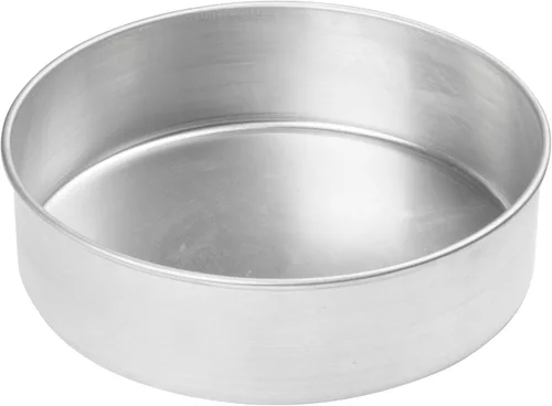 Vista 3 de Winco Molde redondo de aluminio resistente para tartas, 9 x 3 pulgadas