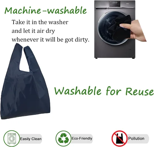 Vista 2 de Bolsas de compras reutilizables para comestibles