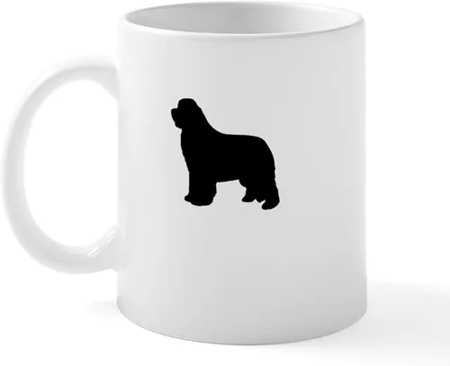 Vista 45 de CafePress Newfoundland Dog Drool Zone Taza de café de cerámica de 11 oz (11.0 fl oz)