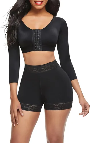 Vista 5 de FeelinGirl Calzones levantadores de glúteos realzadores de cadera moldeadores de abdomen moldeadores de cuerpo pantalones cortos de faja