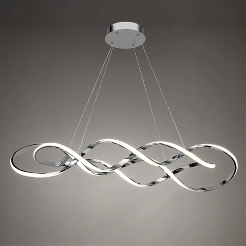 Vista 3 de WAC Lighting dweLED, Interlace 39in LED colgante 3000K en cromo
