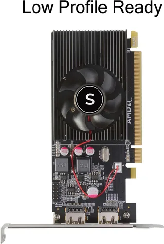 Vista 2 de Tarjeta gráfica Radeon HD 6570, HDMI dual, 1G GDDR3 64-bit, tarjetas