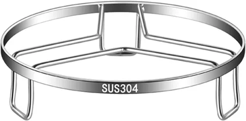 Vista 3 de Rustproof Metal Steaming Tray Ideal for Family Kitchens and Restaurants Pressure Cooker Steamer Rack